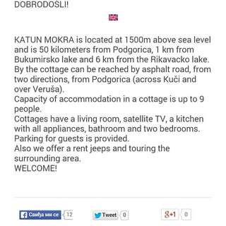 Шале Katun Mokra Подгорица Шале с двумя спальнями-67